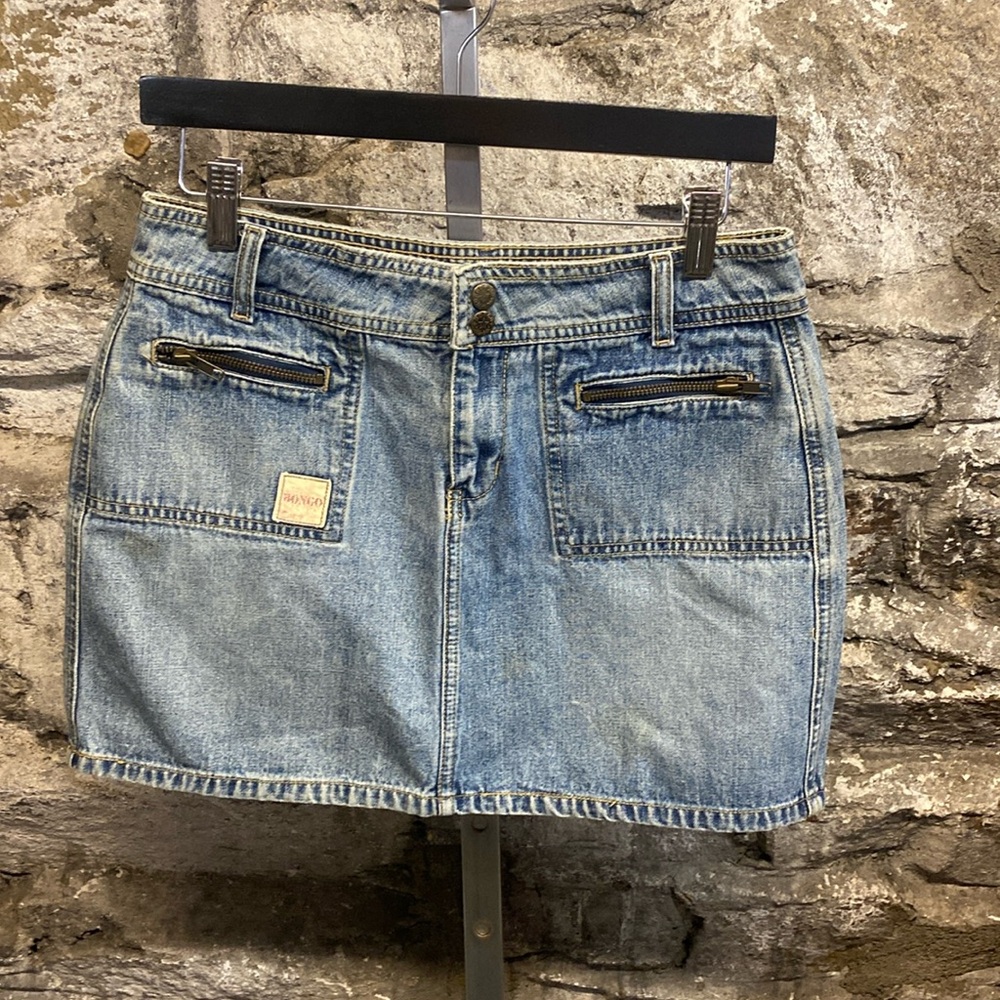 Denim Mini Skirt